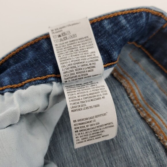 American Eagle NE(X)T Level Flex Blue Mens Jeans US 30X36 85% Cotton - Picture 3 of 5